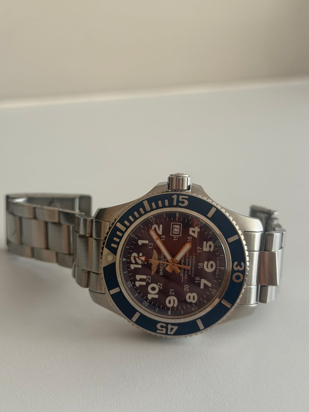 Breitling Superocean Automático – Esfera Azul | Acero Inoxidable