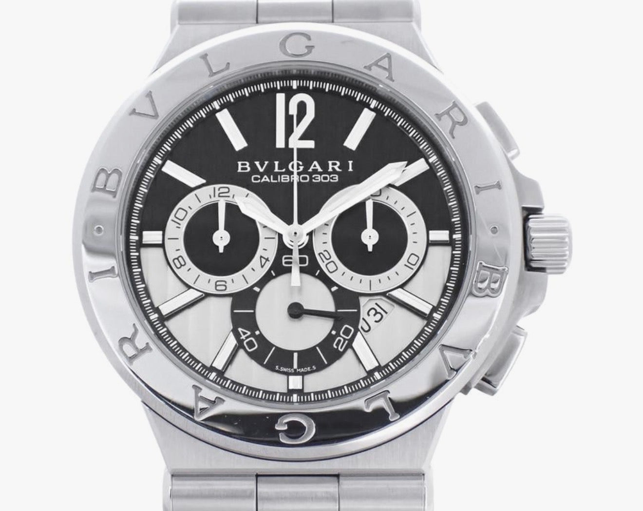 Bvlgari Calibro 303 Chronograph|Con Caja