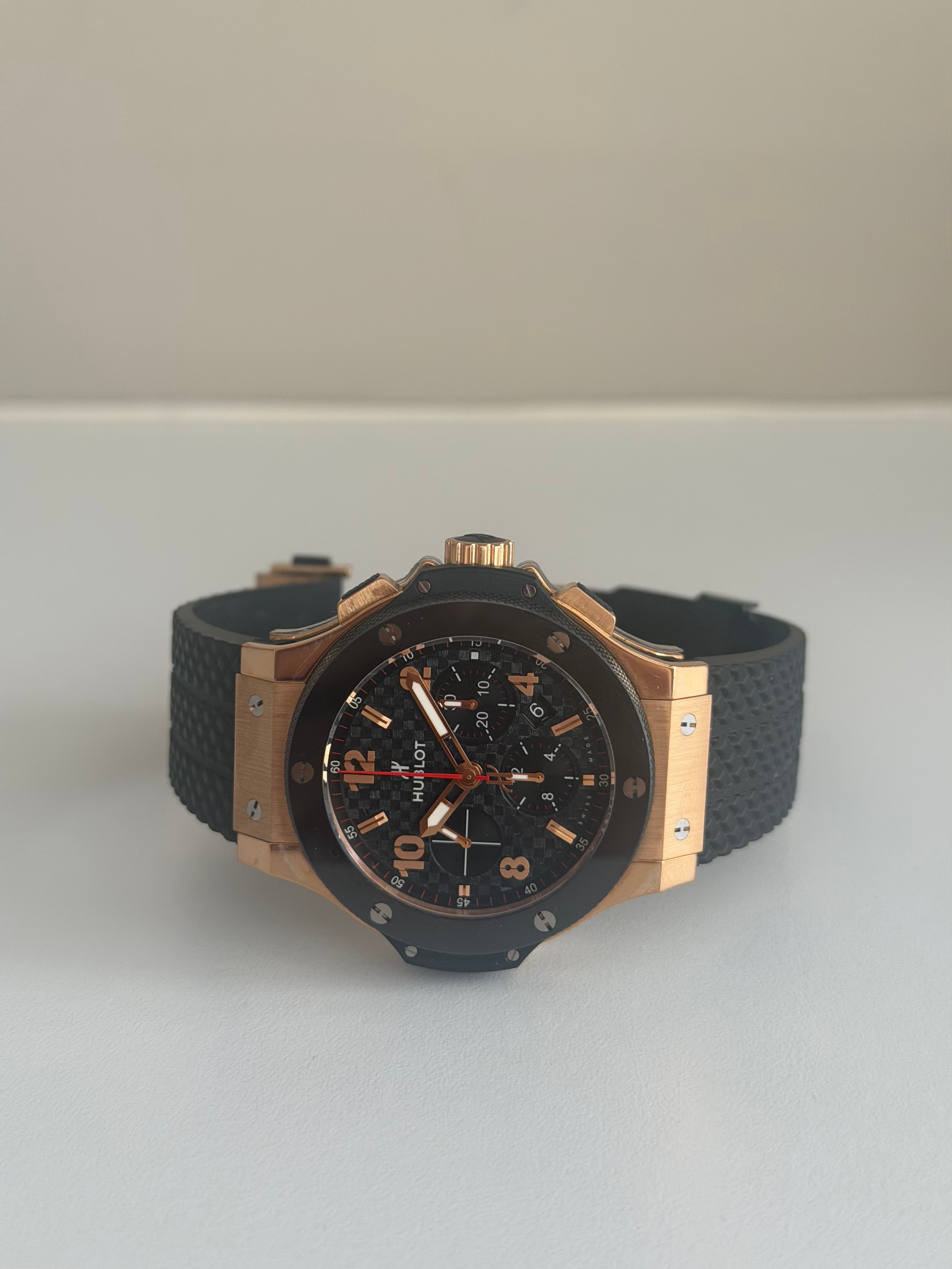 Hublot Big Bang Chronograph Oro Rosa Ceremica|Full Set