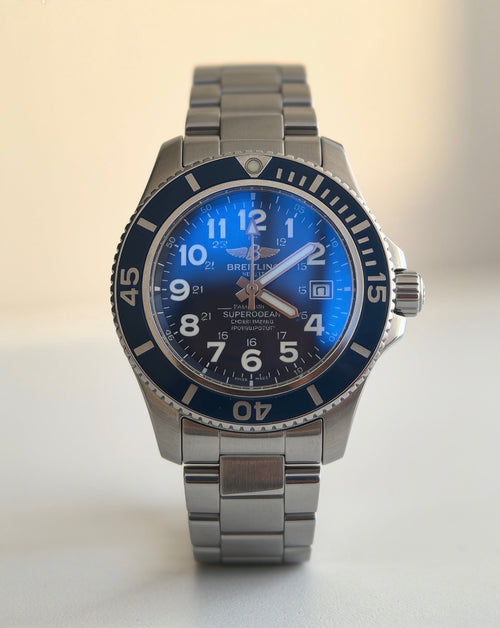 Breitling Superocean Automático – Esfera Azul | Acero Inoxidable