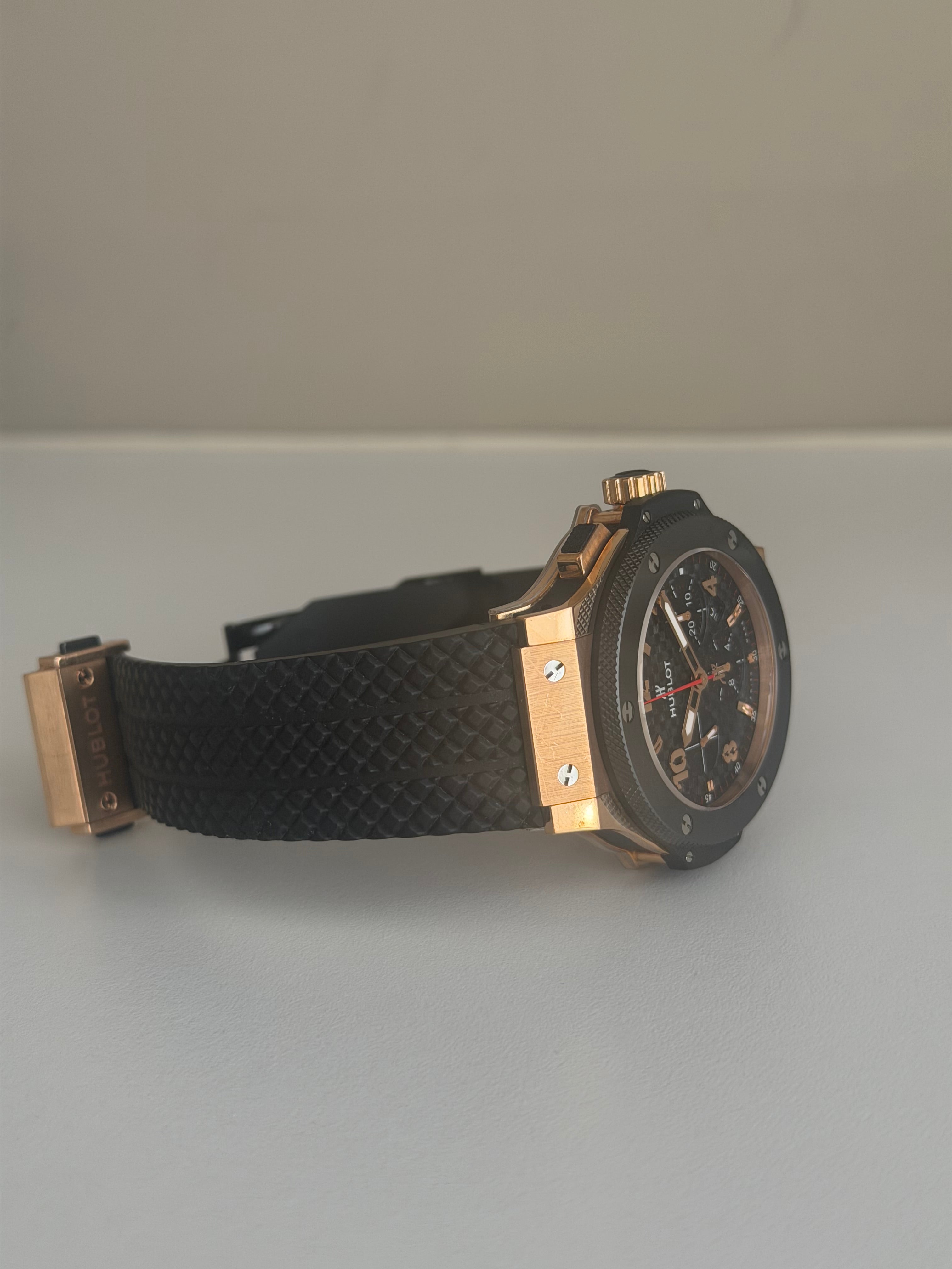 Hublot Big Bang Chronograph Oro Rosa Ceremica|Full Set