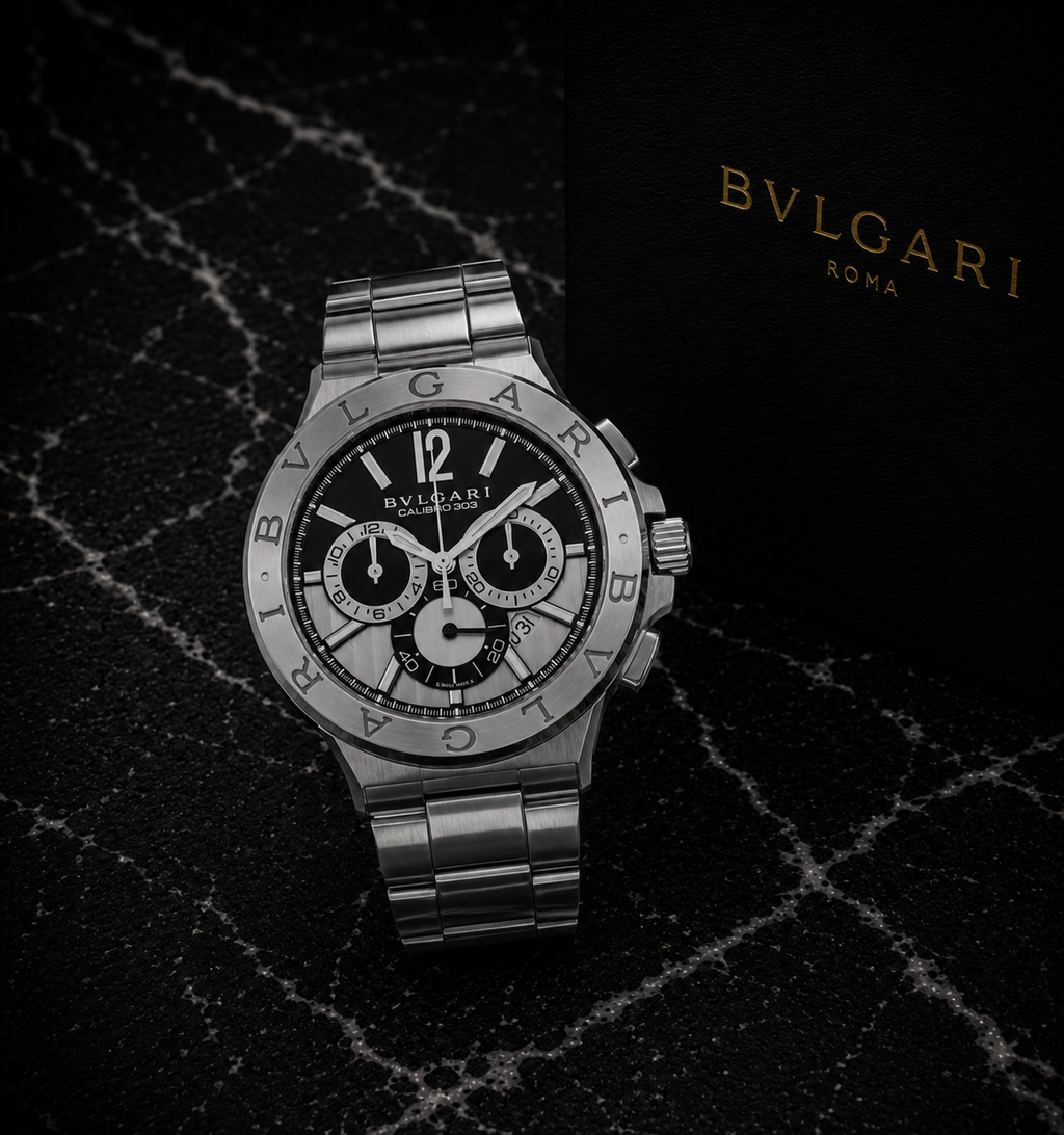Bvlgari Calibro 303 Chronograph|Con Caja