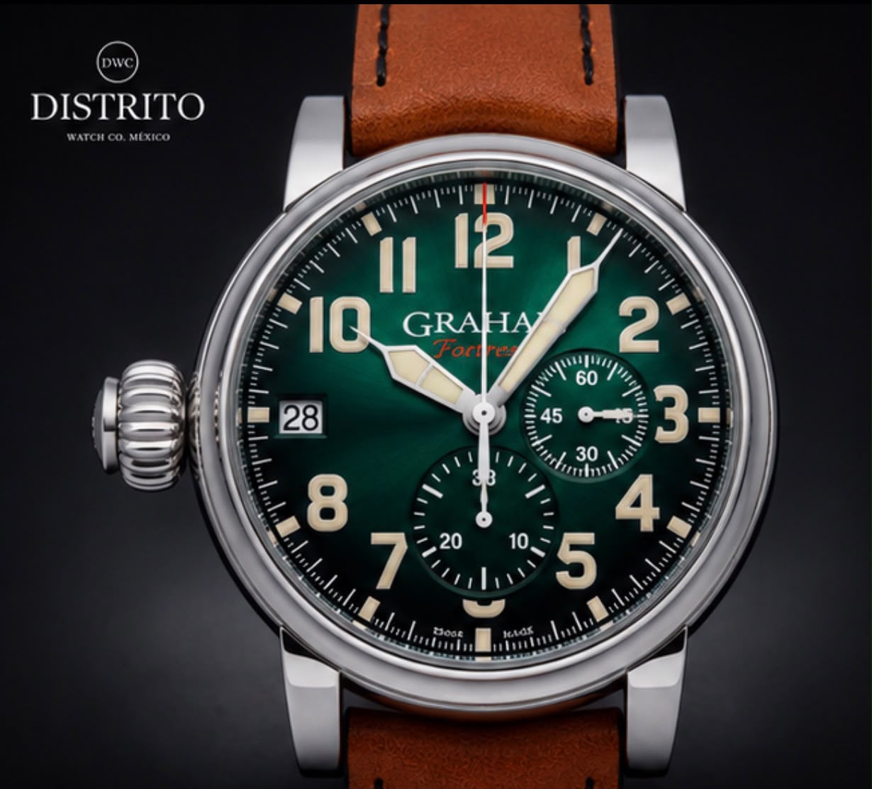 GRAHAM Fortress Chronofighter – Esfera Verde|Full Set