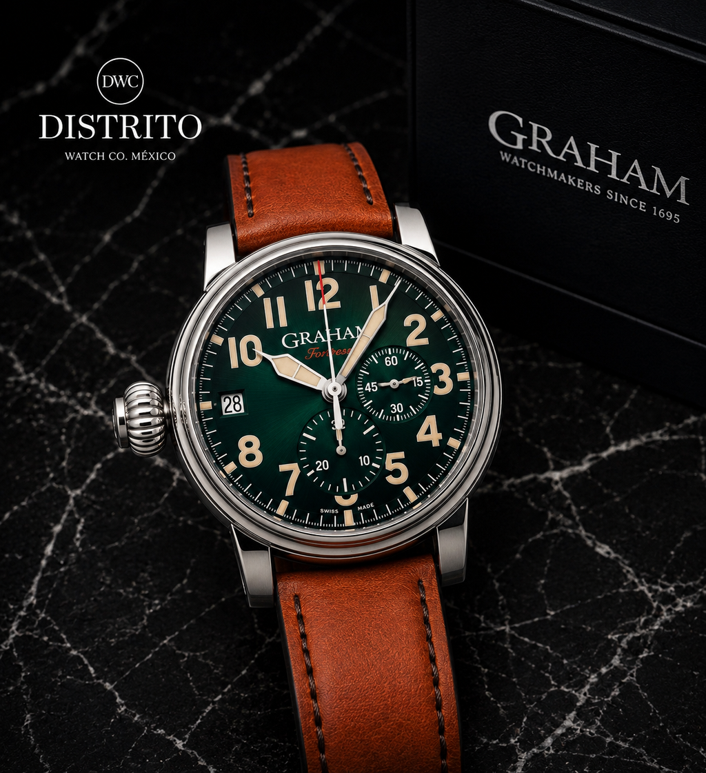 GRAHAM Fortress Chronofighter – Esfera Verde|Full Set